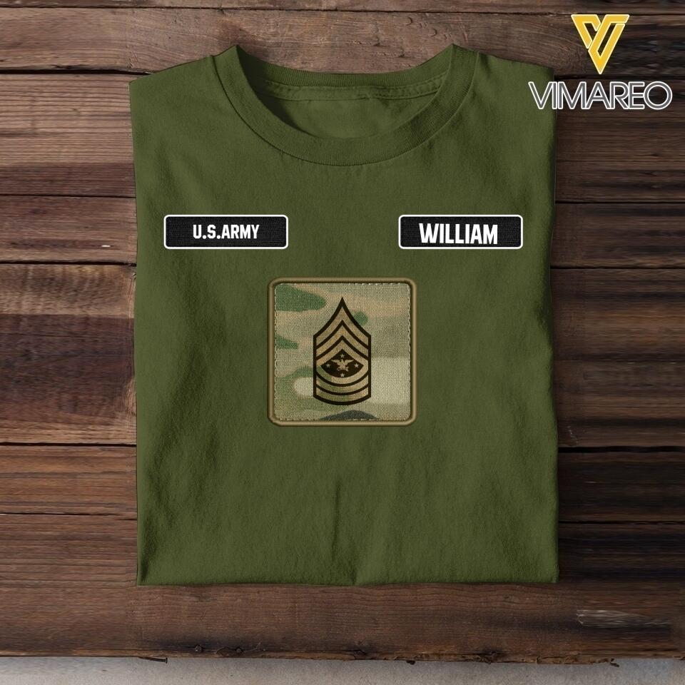 DH Personalized U.S Army Tshirt Printed DT1205