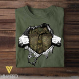 Personalized Romanian Soldier Tshirt Printed 22JUL-DT03