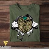 Personalized Portuguese Soldier Tshirt Printed 22JUL-DT03