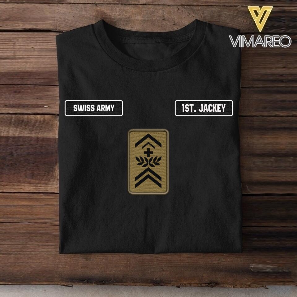 DH Personalized Swiss Soldier Tshirt Printed DT0406