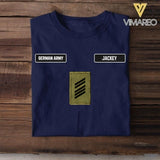 DH Personalized German Soldier Tshirt Printed DT0406