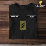 DH Personalized German Soldier Tshirt Printed DT0406