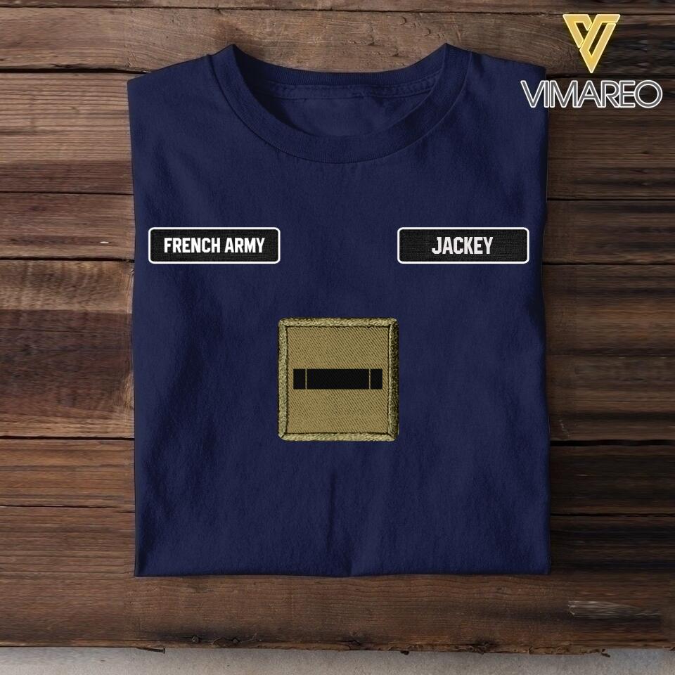 DH Personalized French Soldier Tshirt Printed DT0406