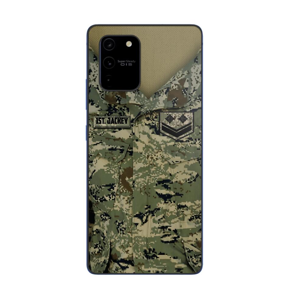 Personalized Croatian Soldier Camo Phone Case Printed 22JUL-HQ04