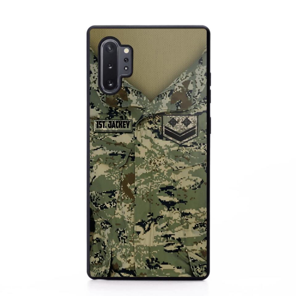 Personalized Croatian Soldier Camo Phone Case Printed 22JUL-HQ04