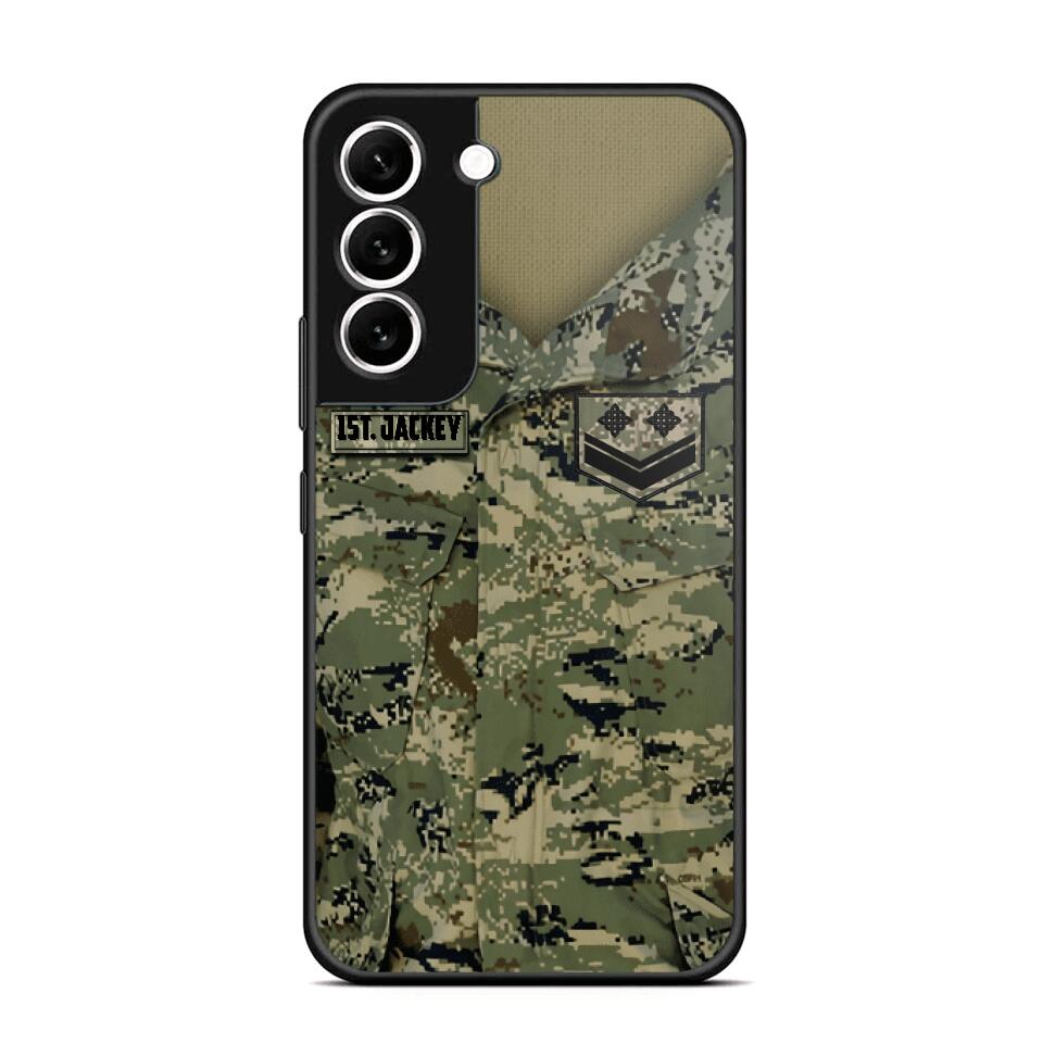 Personalized Croatian Soldier Camo Phone Case Printed 22JUL-HQ04