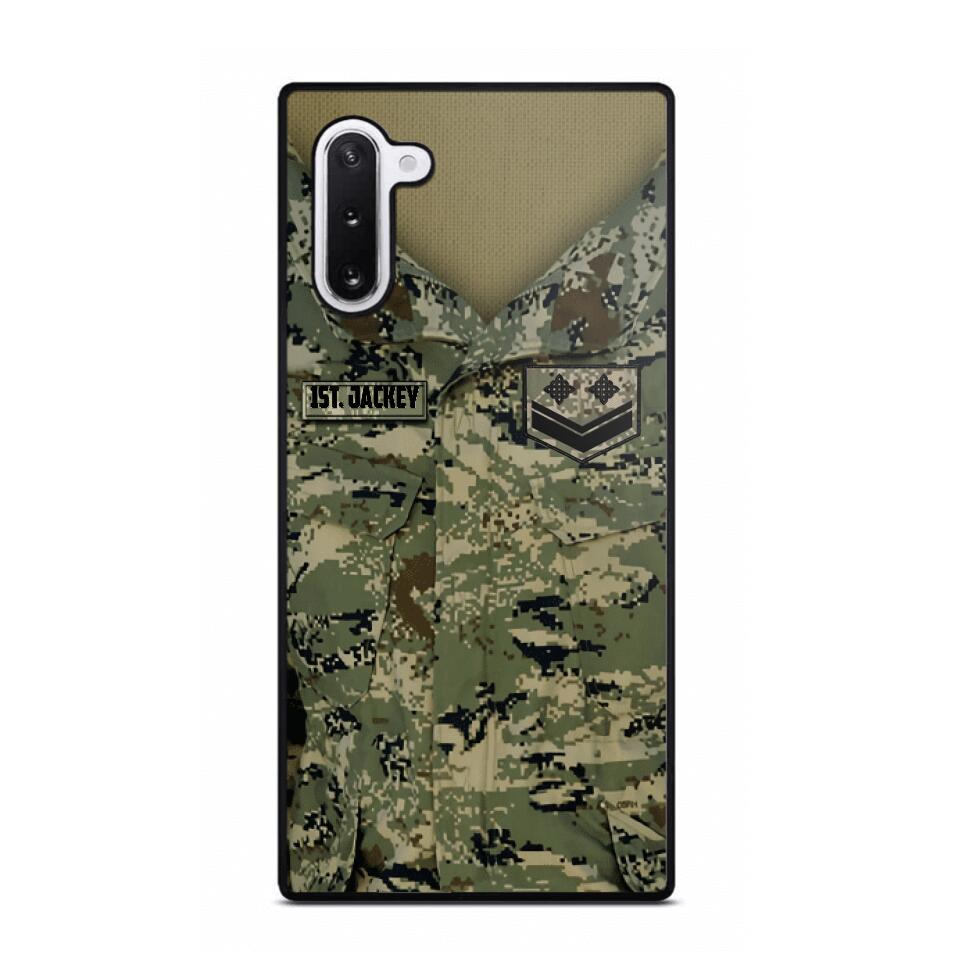 Personalized Croatian Soldier Camo Phone Case Printed 22JUL-HQ04
