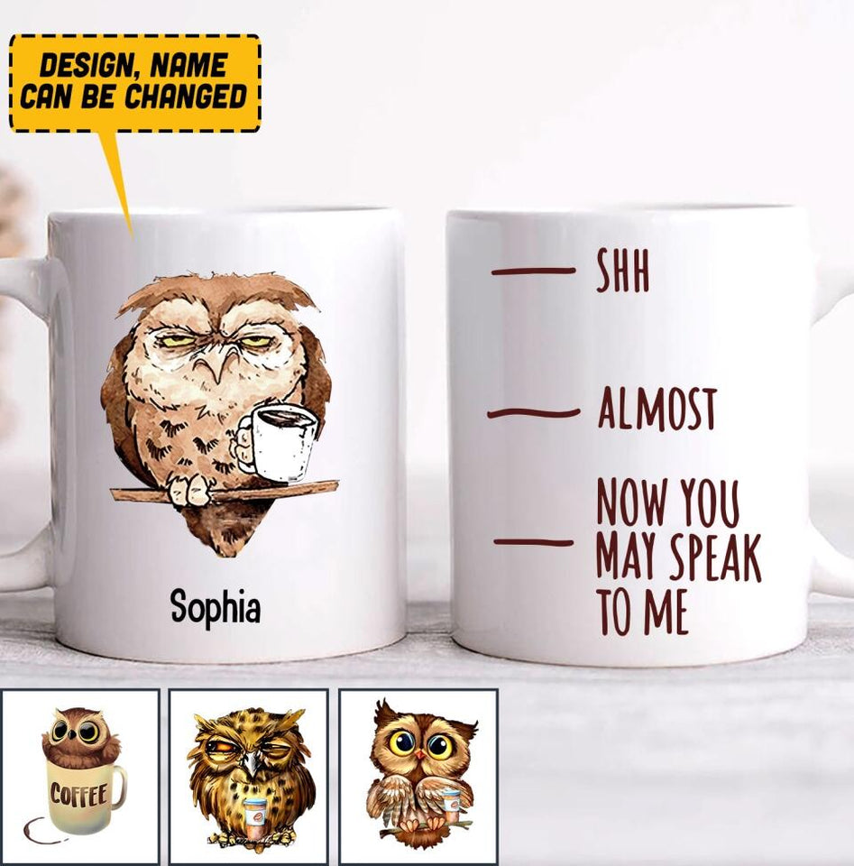 Personalized Owl Mug NQVQ0206