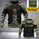 Personalized Netherland Veteran Camo Hoodie 3D Printed QTDT0406