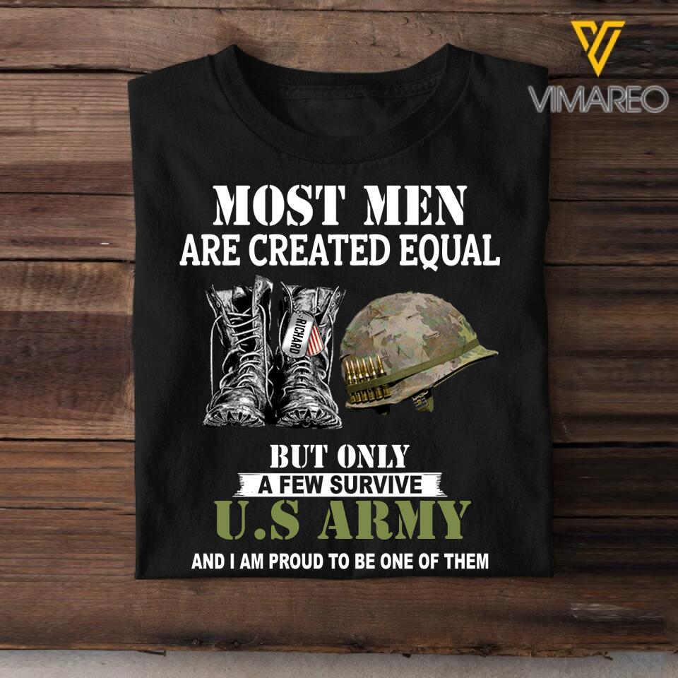Personalized U.S Military Tshirt Printed SEP-MA16