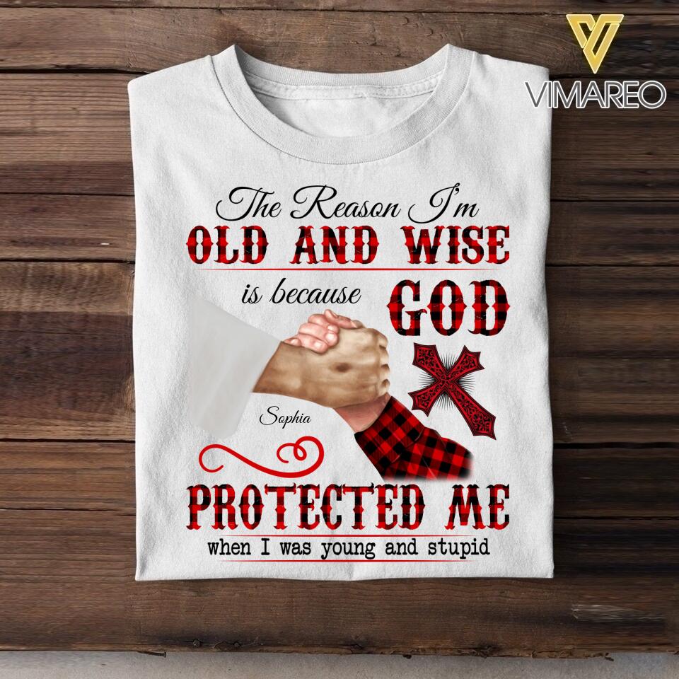 Personalized God Protect Me Tshirt Printed 3T 1604