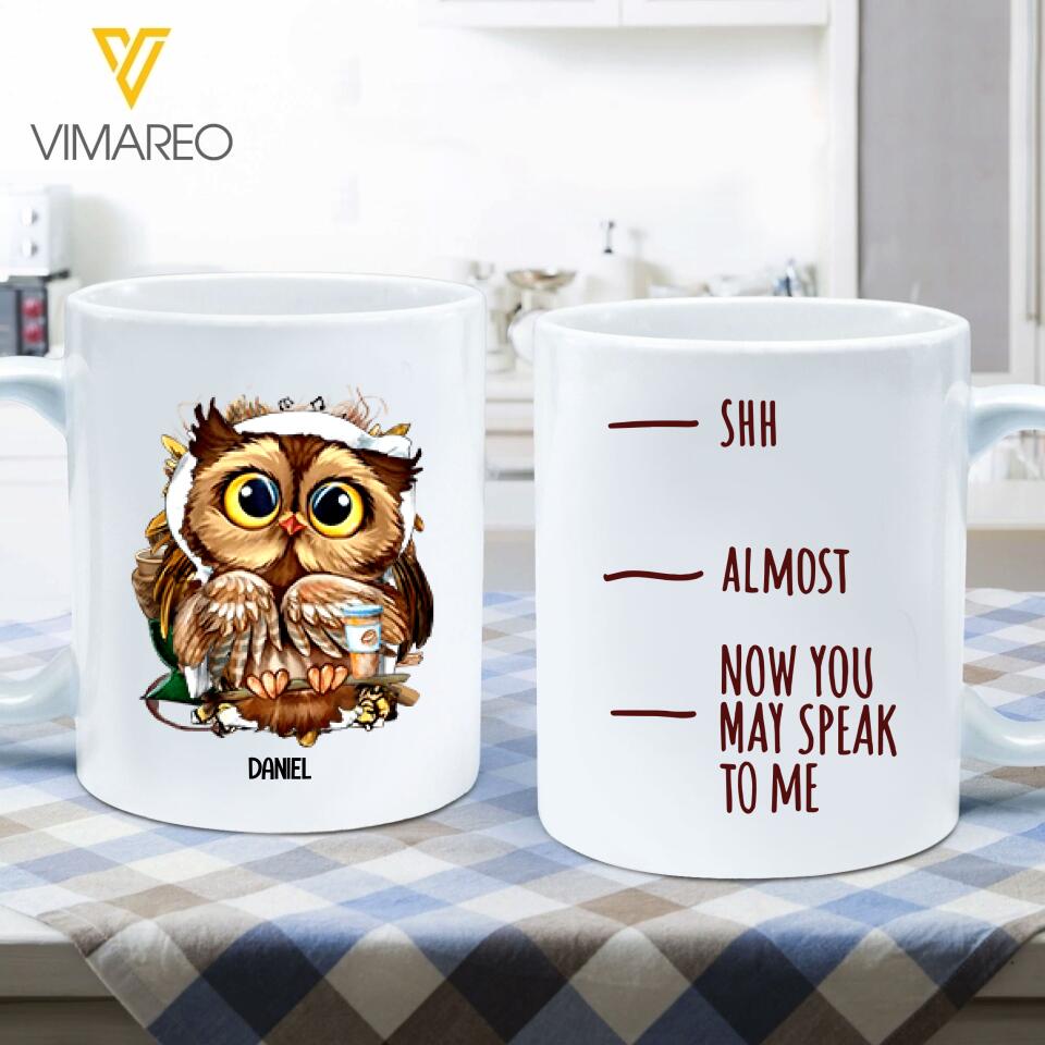 Personalized Owl Mug NQVQ0206