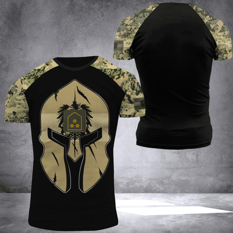 Personalized Austrian Army Camo Tshirt or Hoodie 3D Printed QTDT0606
