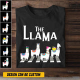 Personalized  The Llama Tshirt Printed QTVQ0606