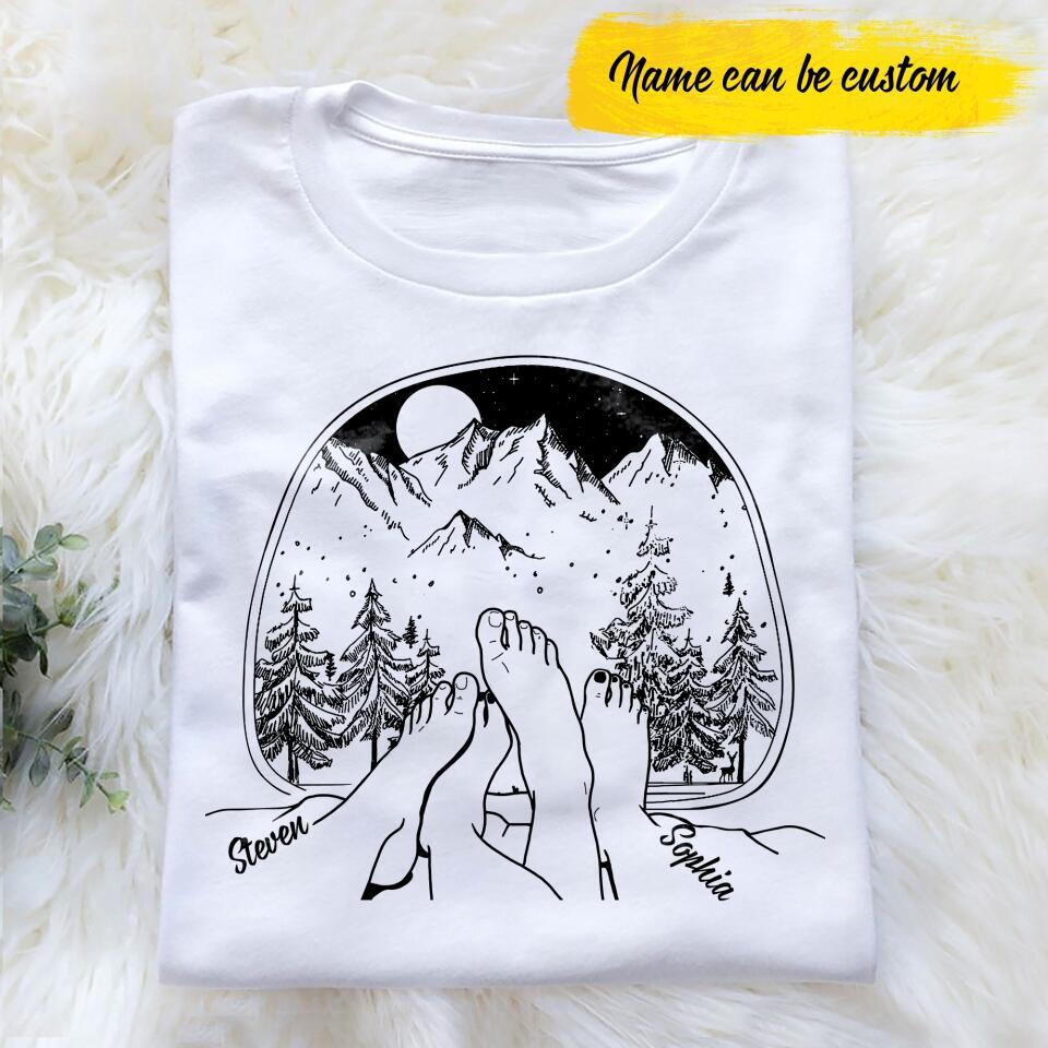 Personalized Couple Camping Tshirt Printed 22JUL-DT06