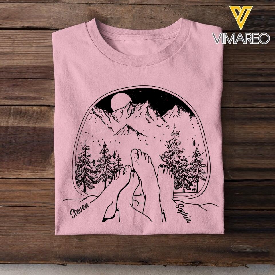 Personalized Couple Camping Tshirt Printed 22JUL-DT06
