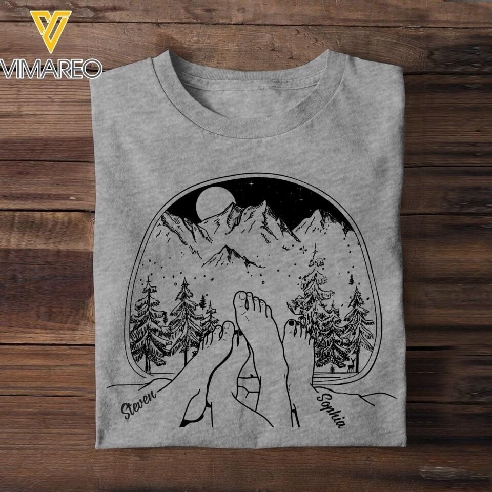 Personalized Couple Camping Tshirt Printed 22JUL-DT06