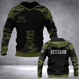 Personalized Czech Veteran Camo Hoodie 3D Printed QTDT0706