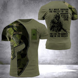 DH Personalized Swedish Veterans/Soldier Tshirt 3D Printed DT0706