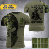 DH Personalized Swedish Veterans/Soldier Tshirt 3D Printed DT0706