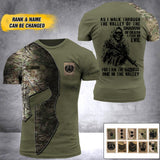 DH Personalized British Veterans/Soldier Tshirt 3D Printed DT0706