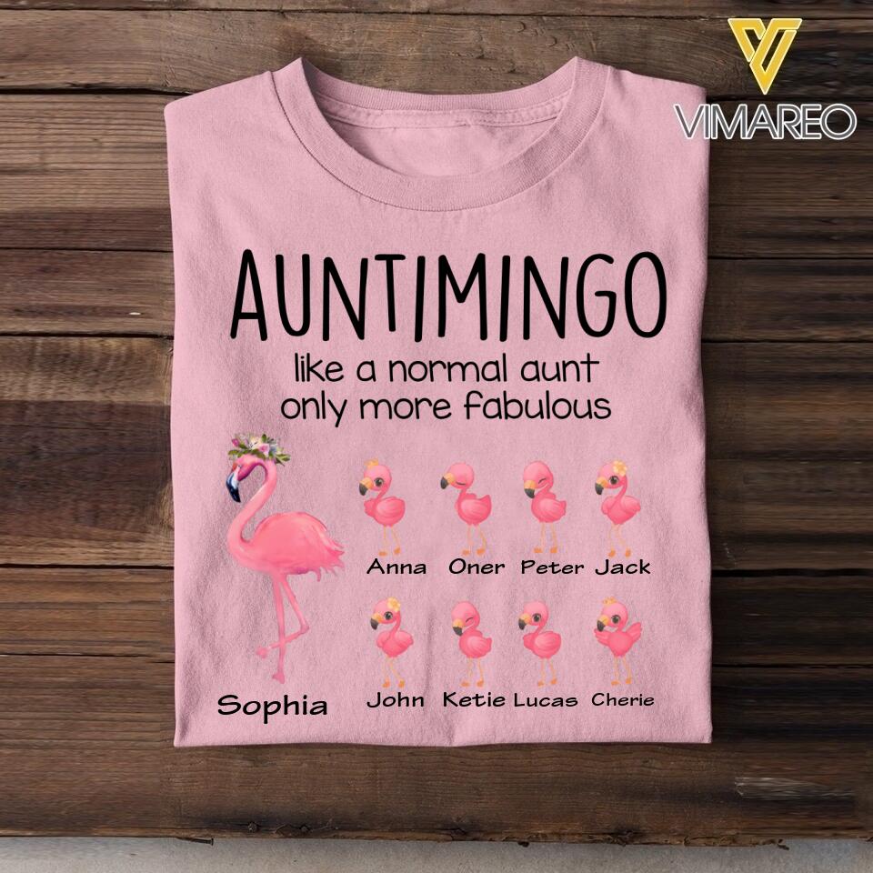 Personalized Auntimingo Tshirt Printed 22JUL-HC07