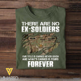 Personalized U.S Soldier Soldier Tshirt Printed 22JUL-DT07