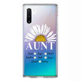 Personalized Silicone Phonecase Aunt And Kid Printed