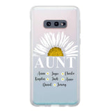 Personalized Silicone Phonecase Aunt And Kid Printed