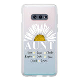 Personalized Aunt Transparent Silicone Phonecase Printed 22JUL-HC07