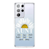 Personalized Aunt Transparent Silicone Phonecase Printed 22JUL-HC07