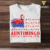 Personalized Flamigo Nickname US Flag Tshirt Printed QTDT0806