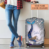Personalized Mermaid Luggage Cover Printed NQHY0806