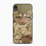 Personalized U.S Soldier Phone Case Printed 22JUL-HQ08
