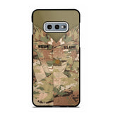Personalized U.S Soldier Phone Case Printed 22JUL-HQ08
