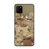 Personalized U.S Soldier Phone Case Printed 22JUL-HQ08