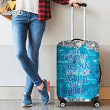 Personalized She Dreams Of The Ocean Mermaid Luggage Cover Printed NQHC0806