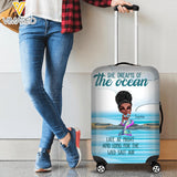 Personalized Mermaid Luggage Cover Printed NQC0906
