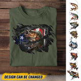 Personalized Fishing Lovers Tshirt Printed NQDT1006