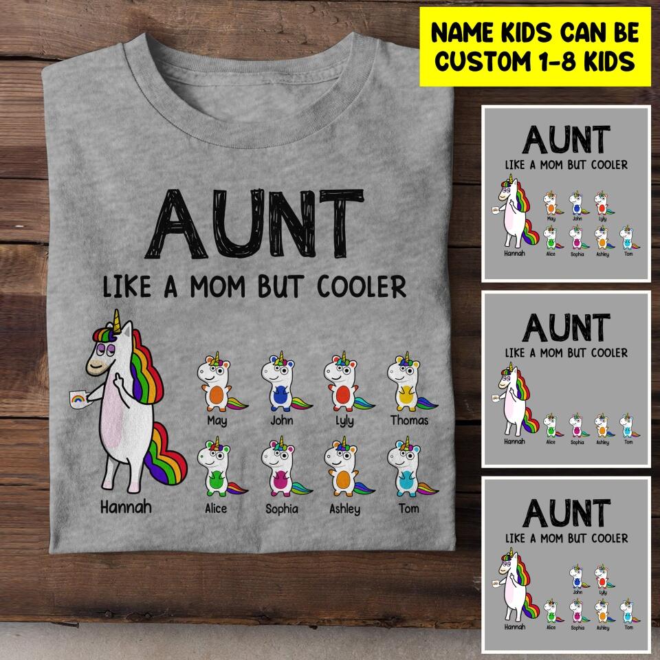 Personalized Aunticorn Tshirt Printed 22MAY-HY09
