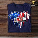 Personalized Truck Heart Custome Tshirt Printed NQHQ1006