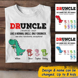 Personalized Druncle Like A Normal Uncle Only Drunker  Kid Tshirt Printed QTDT1306