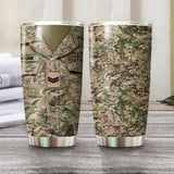 Personalized British Soldier Tumbler Printed 22JUL-HQ13