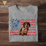 Personalized Dog Image Tshirt Printed 22JUL-HY13