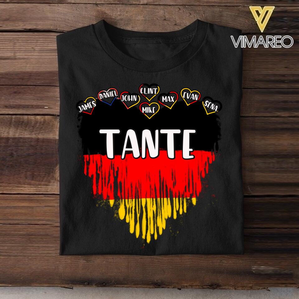 Personalized German Aunt Kid Tshirt Printed 22JUL-HC13
