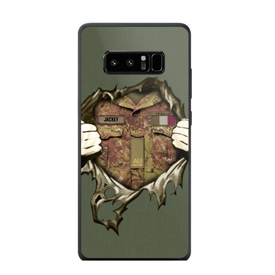 Personalized Italian Army Phone Case Printed 22JUL-HQ14