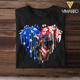 Personalized Chihuahua Us Flag Tshirt Printed QTVQ1406