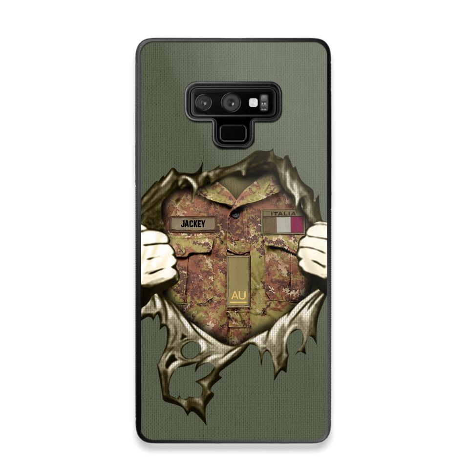 Personalized Italian Army Phone Case Printed 22JUL-HQ14