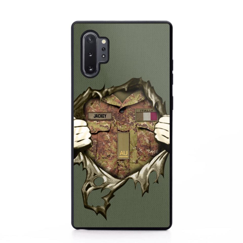 Personalized Italian Army Phone Case Printed 22JUL-HQ14