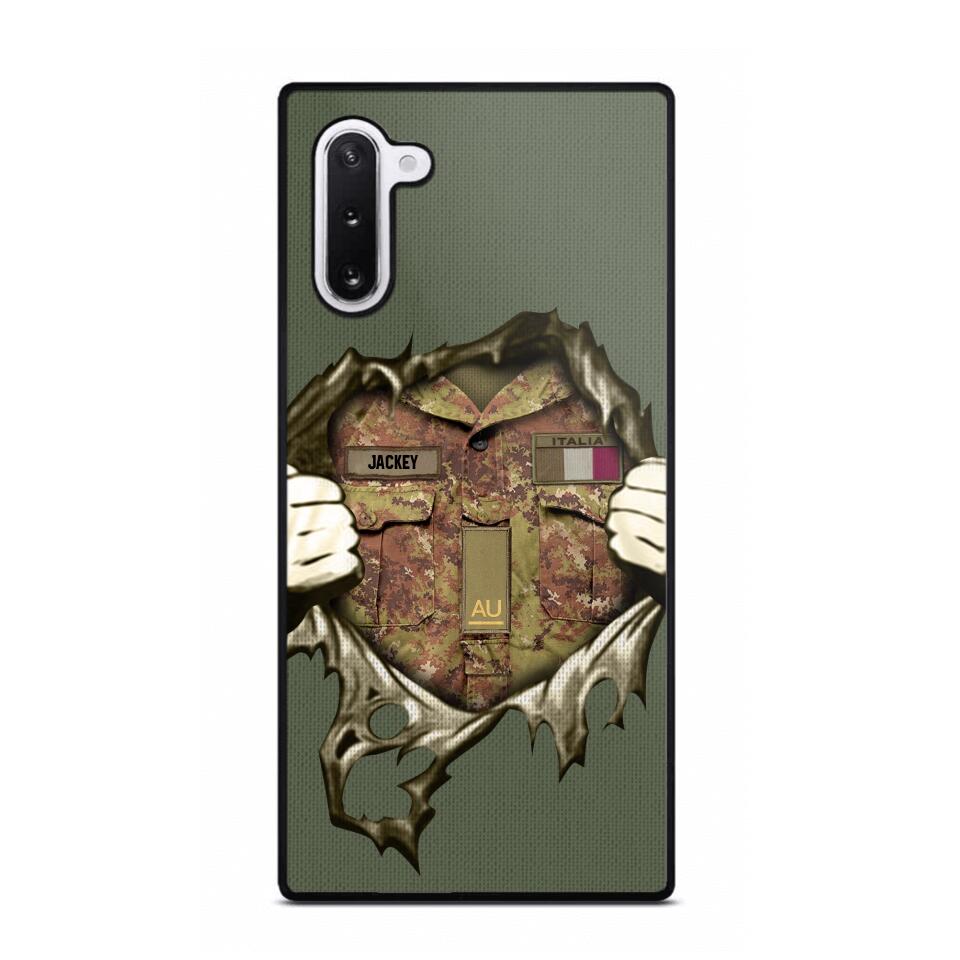 Personalized Italian Army Phone Case Printed 22JUL-HQ14